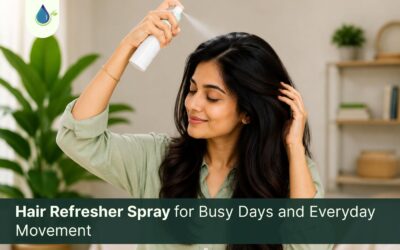 Hair Refresher Spray for Busy Days and Everyday Movement