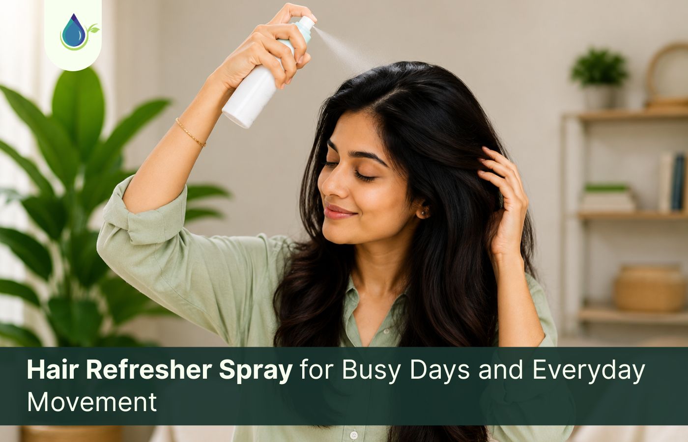 Hair Refresher Spray for Busy Days and Everyday Movement