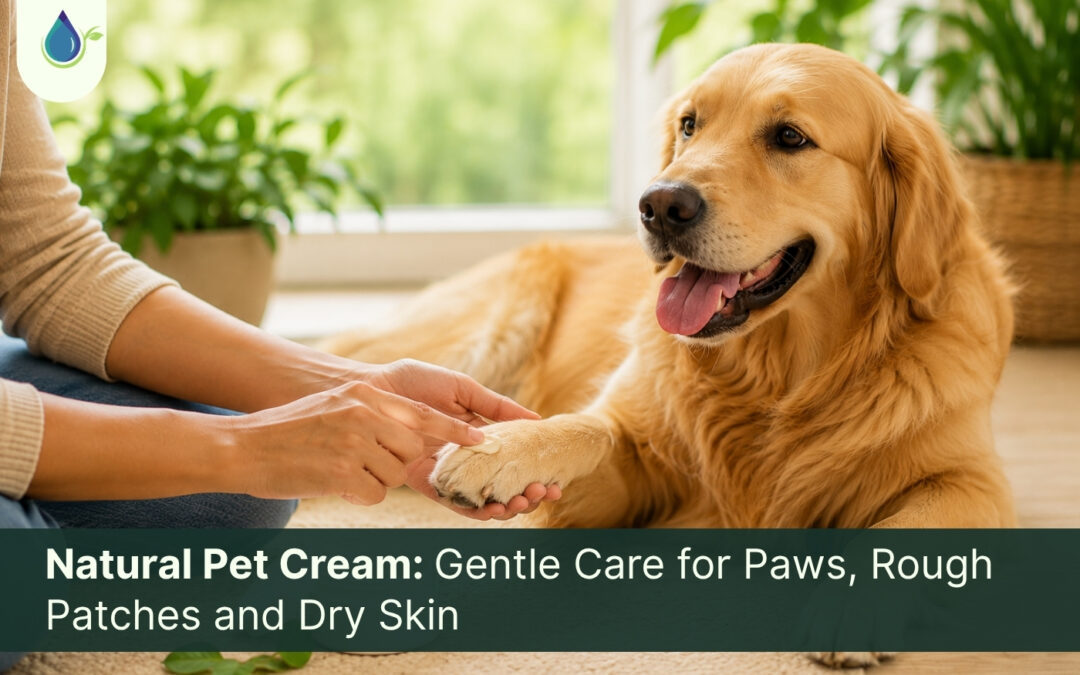 Natural Pet Cream: Gentle Care for Paws, Rough Patches and Dry Skin