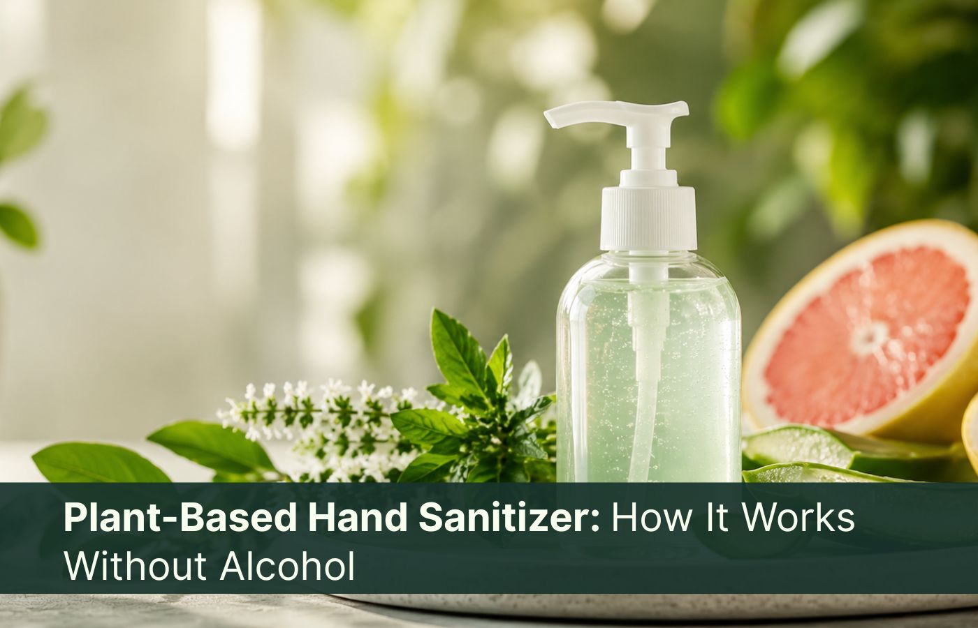 Plant-Based Hand Sanitizer: How It Works Without Alcohol